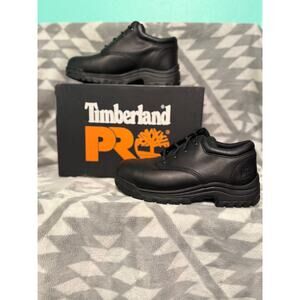 Timberland PRO Men's Titan Safety Toe Oxford Work Shoes - Black - Size 8 •